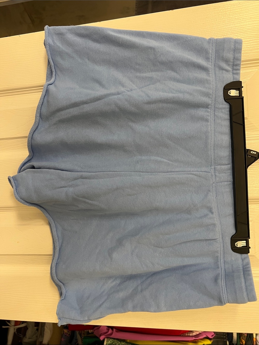 GAP Pastel Blue Drawstring Sweat Shorts - Picture 2 of 2
